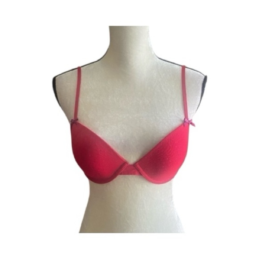 XHILARATION-RED BRA